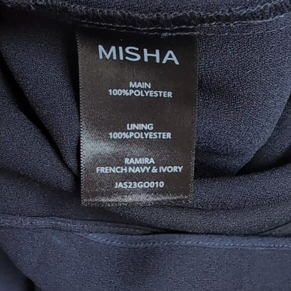 Brand New MISHA Ramira V-Neck Cutout Midi Dress - Picture 8 of 12